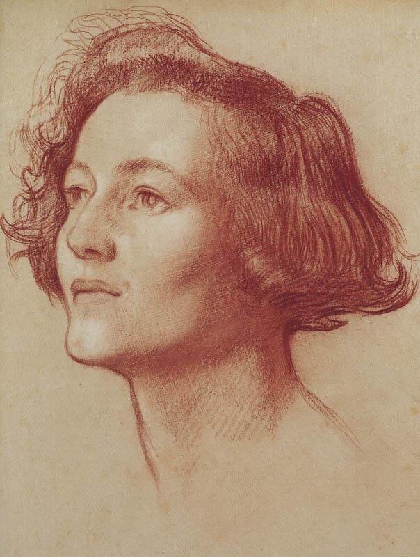 Portrait of Majorie Maddon by Sir WIlliam Rothenstein