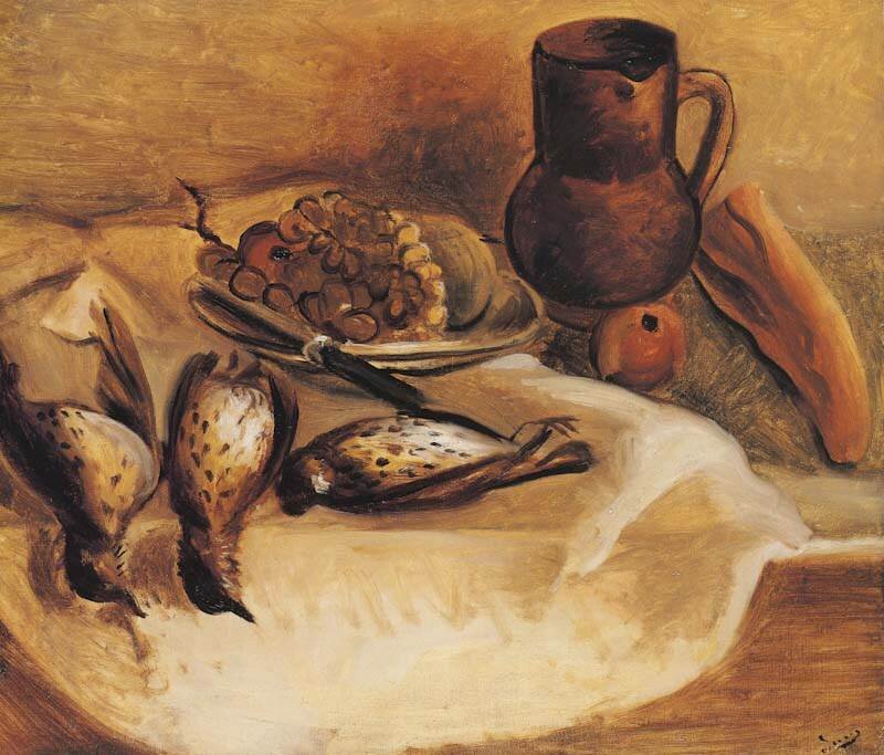 Still Life With Thrushes by André Derain