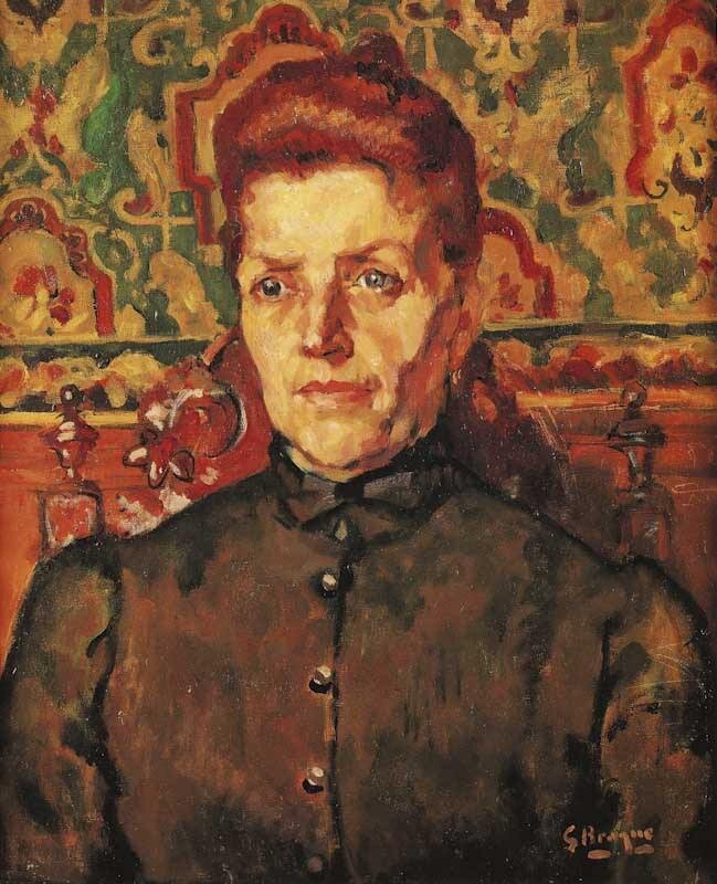 Portrait of Clémence Harmand by Georges Braque