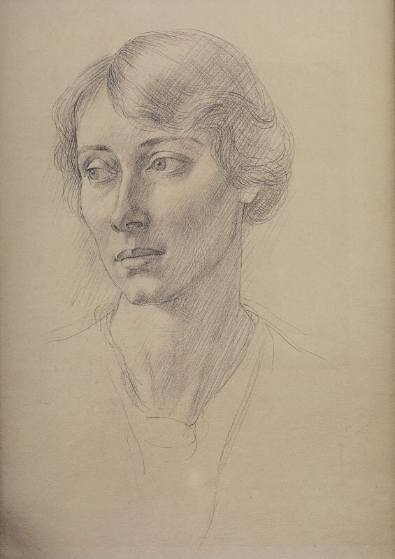 Portrait of Vanessa Bell (1879-1961) by Henry Lamb