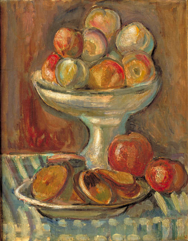 Still life with fruit by Pinchus Krémègne