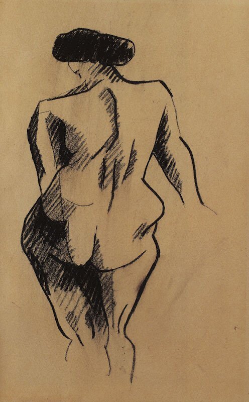 Standing Female Nude, Back by Henri Gaudier-Brzeska