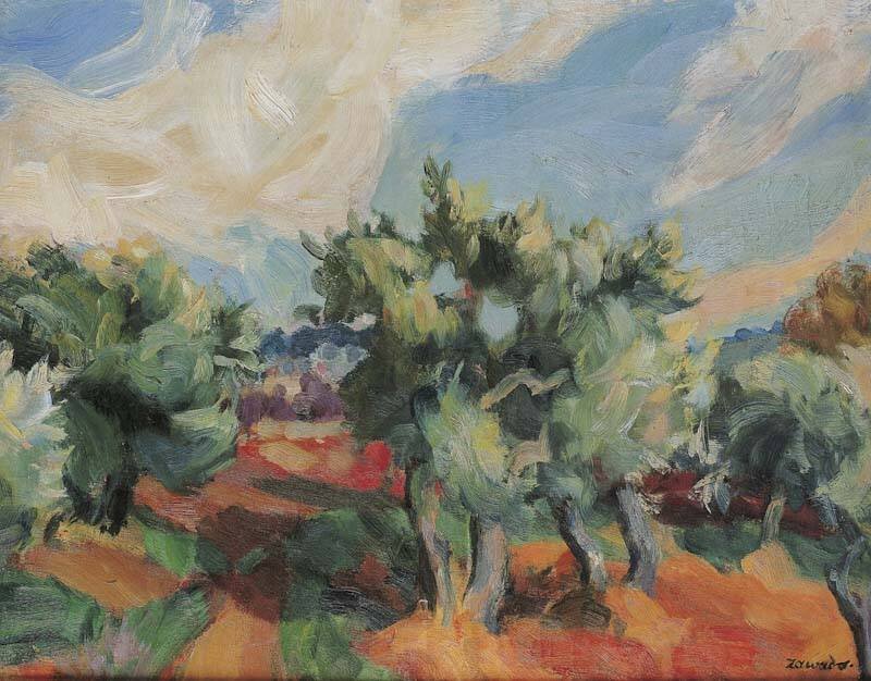 Landscape in Provence by Zawado