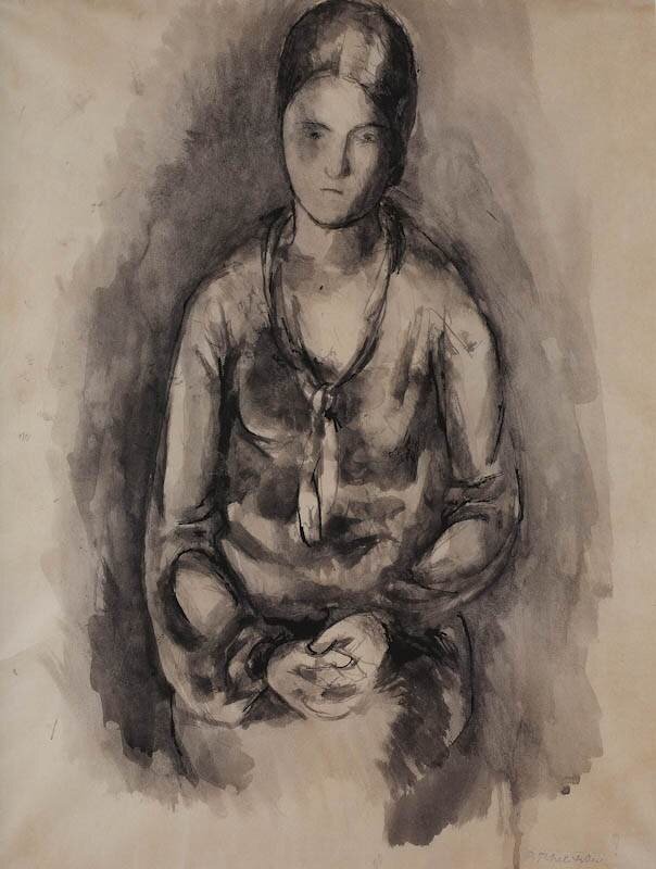 Seated Woman by Pavel Tchelitchew