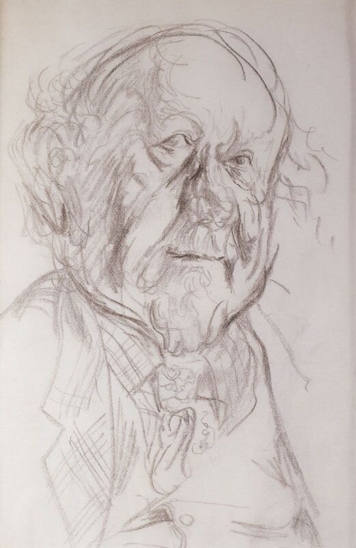 Portrait of Maurice Collis (Writer, critic and artist) by Feliks Topolski