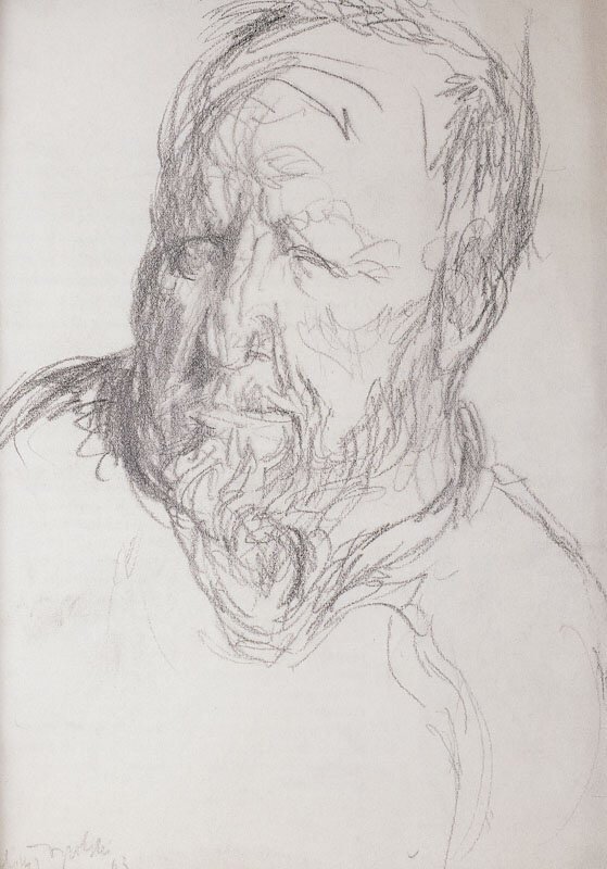 Portrait of William Golding (Author) by Feliks Topolski