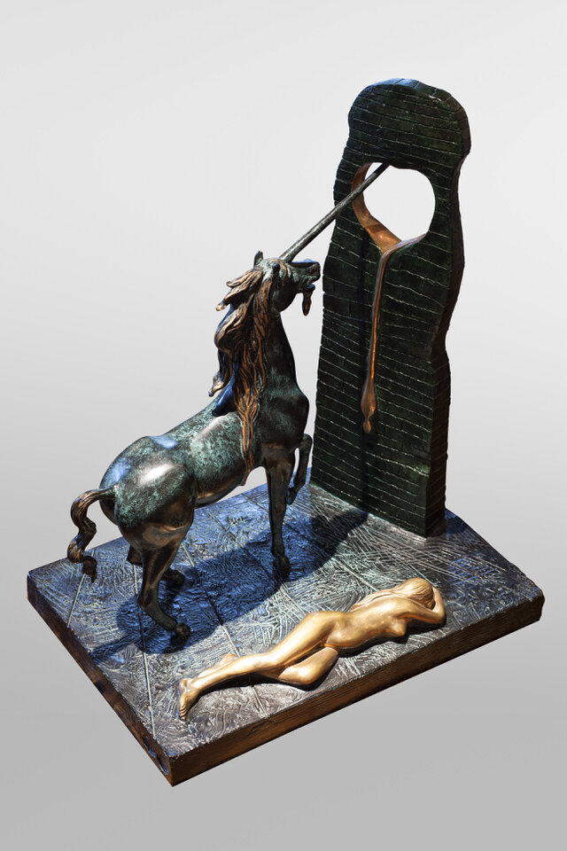 The Unicorn by Salvador Dali