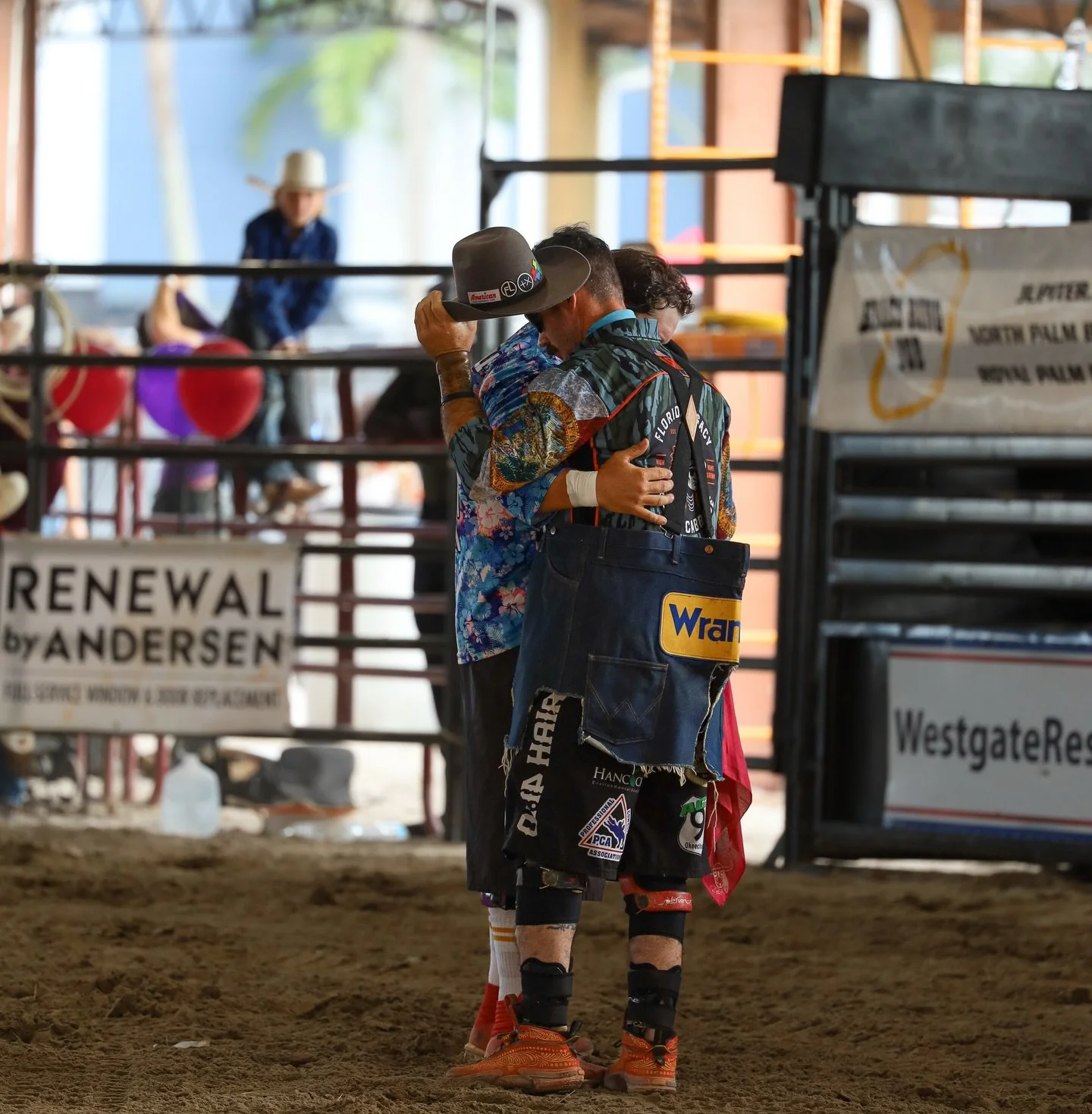 𝗖𝗼𝘄𝗯𝗼𝘆 𝗰𝗼𝗱𝗲 𝗿𝘂𝗻𝘀 𝗱𝗲𝗲𝗽

Our bull fighters are the reason our cowboys stay safe. Standing between 1,500lb bulls and our athletes all weekend. The Arrigo Dodge Extreme Bull Bash wouldn&rsquo;t have been possible without our #bullfighte
