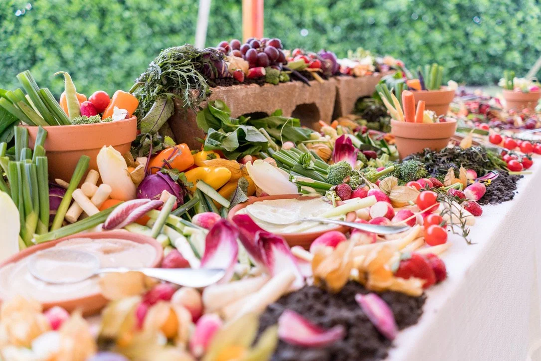 grazing table charcuterie board tablescape bright appetizer healthy