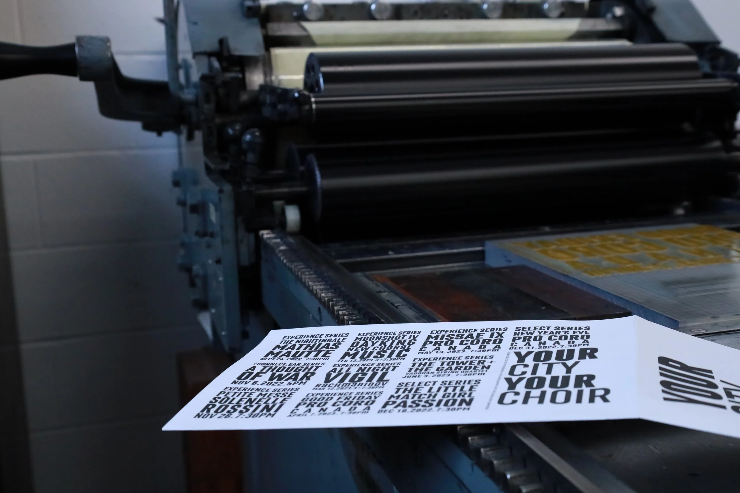 reserve your edition of our handcrafted posters