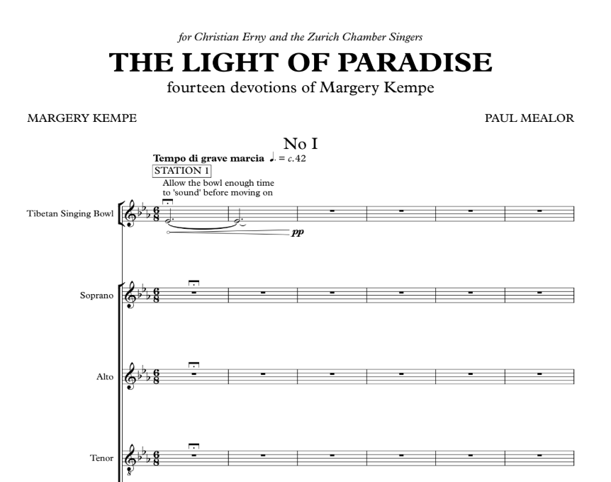 Pro Coro Canada The Light of Paradise