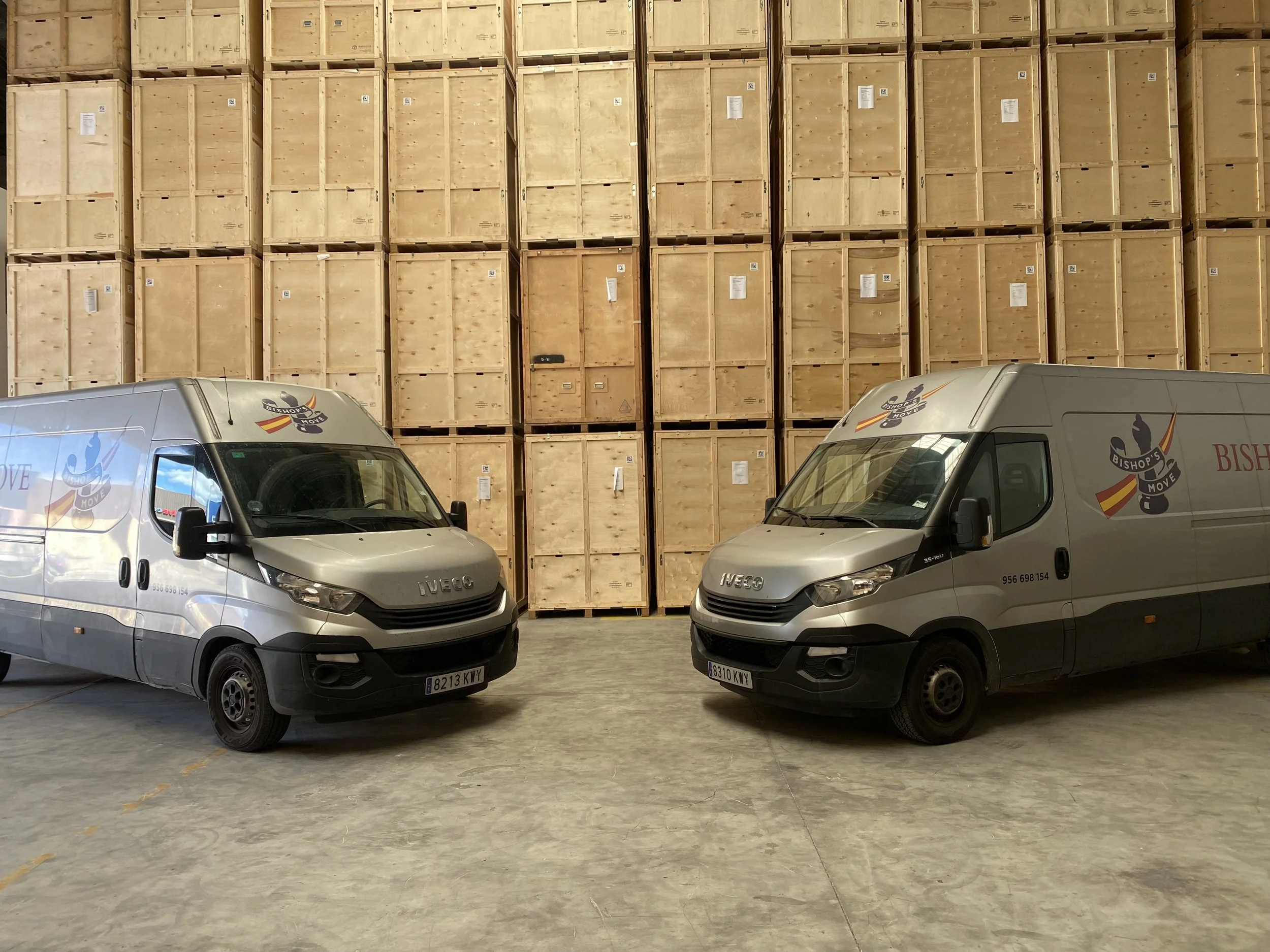 Secure commercial storage for business relocations