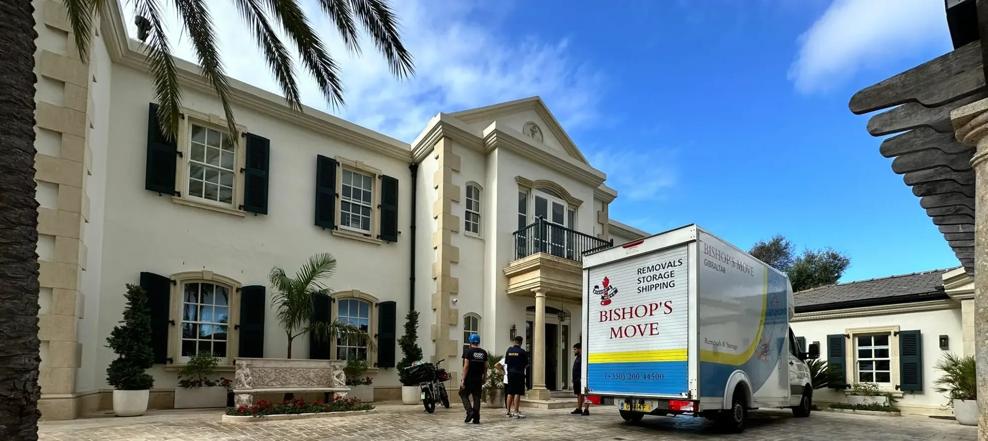 Professional removals team undertaking a move in Gibraltar
