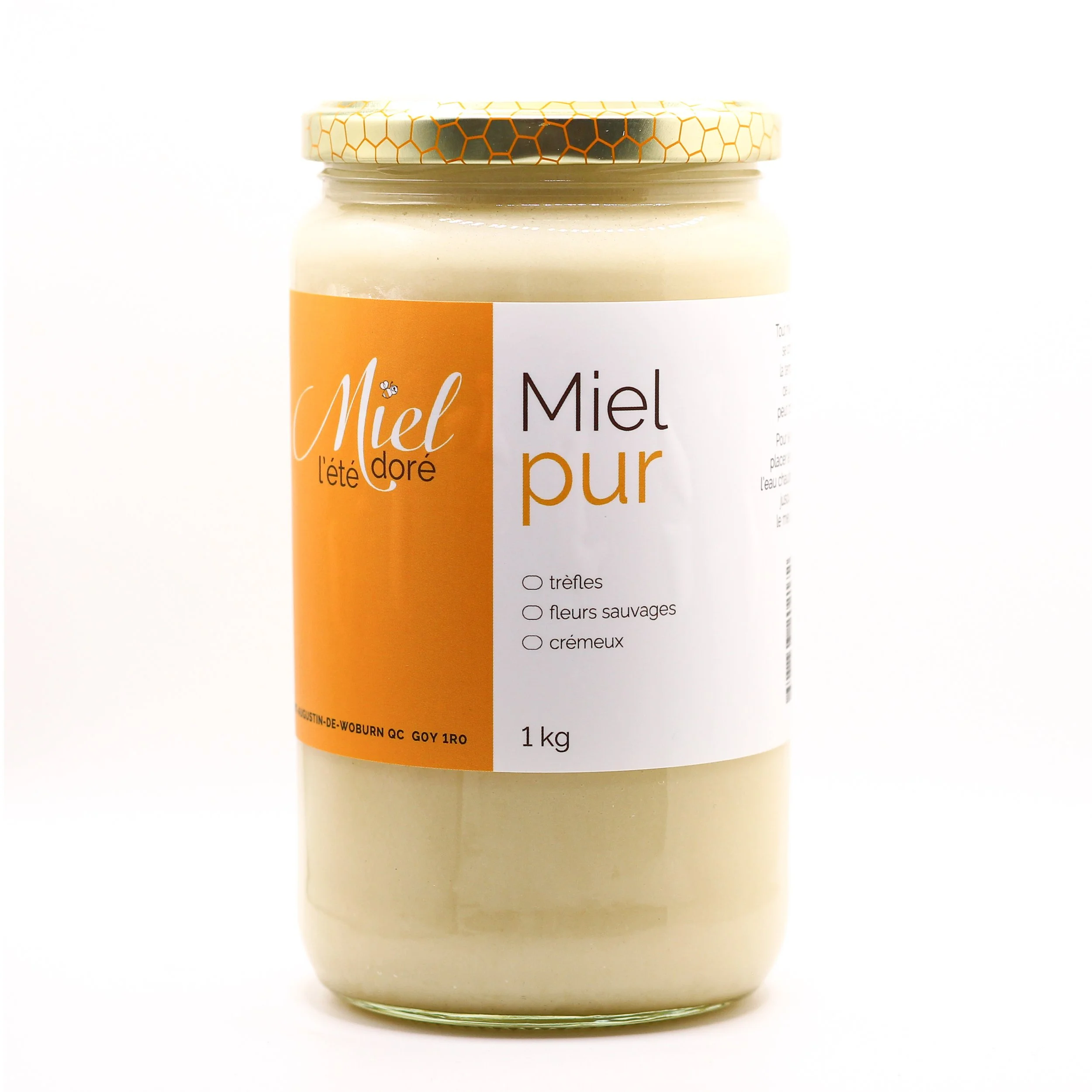 Miel baratté (crémeux)