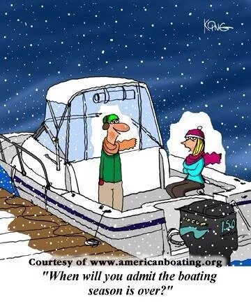 Is the boating season over?