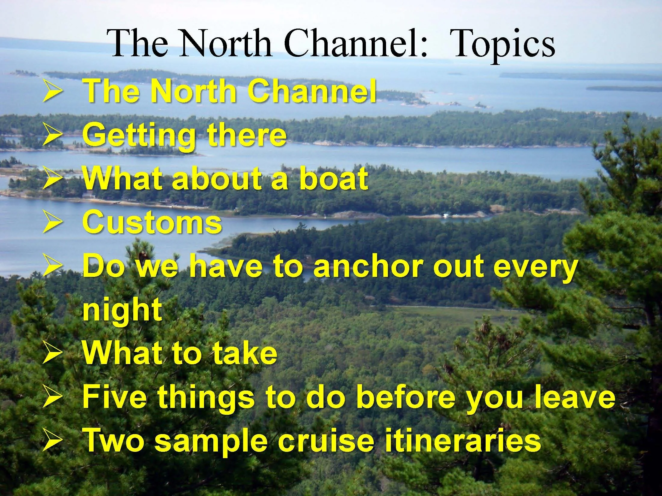 North Channel Presentation
