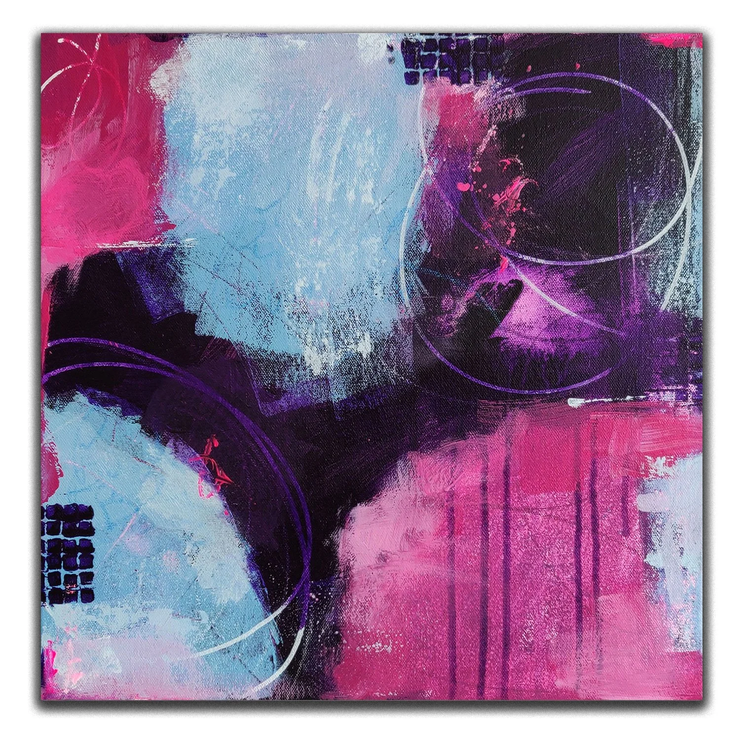 I knew it from the start, 40x40cm