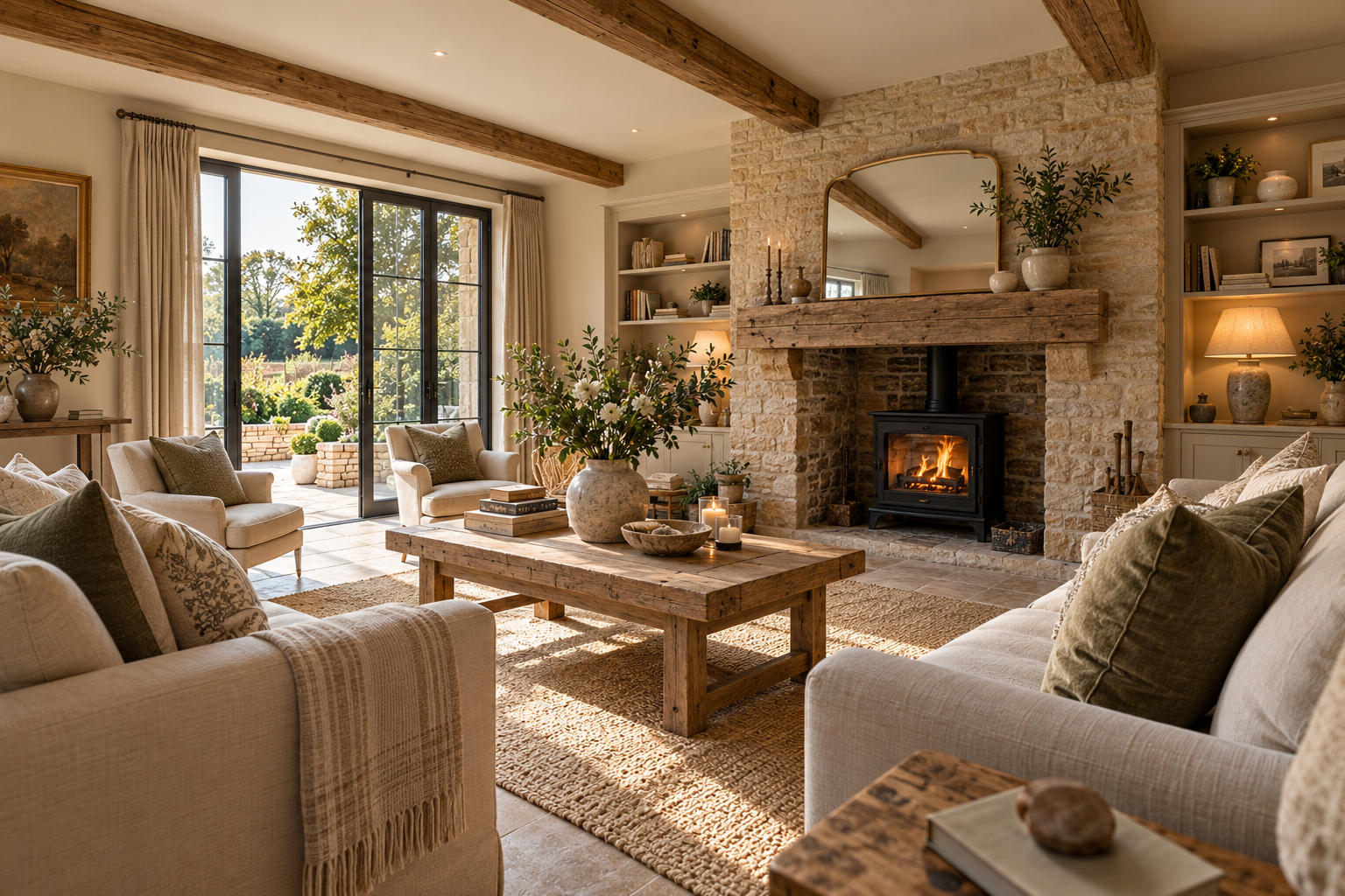 Cosy Cotswold Fireplace Living Room.png