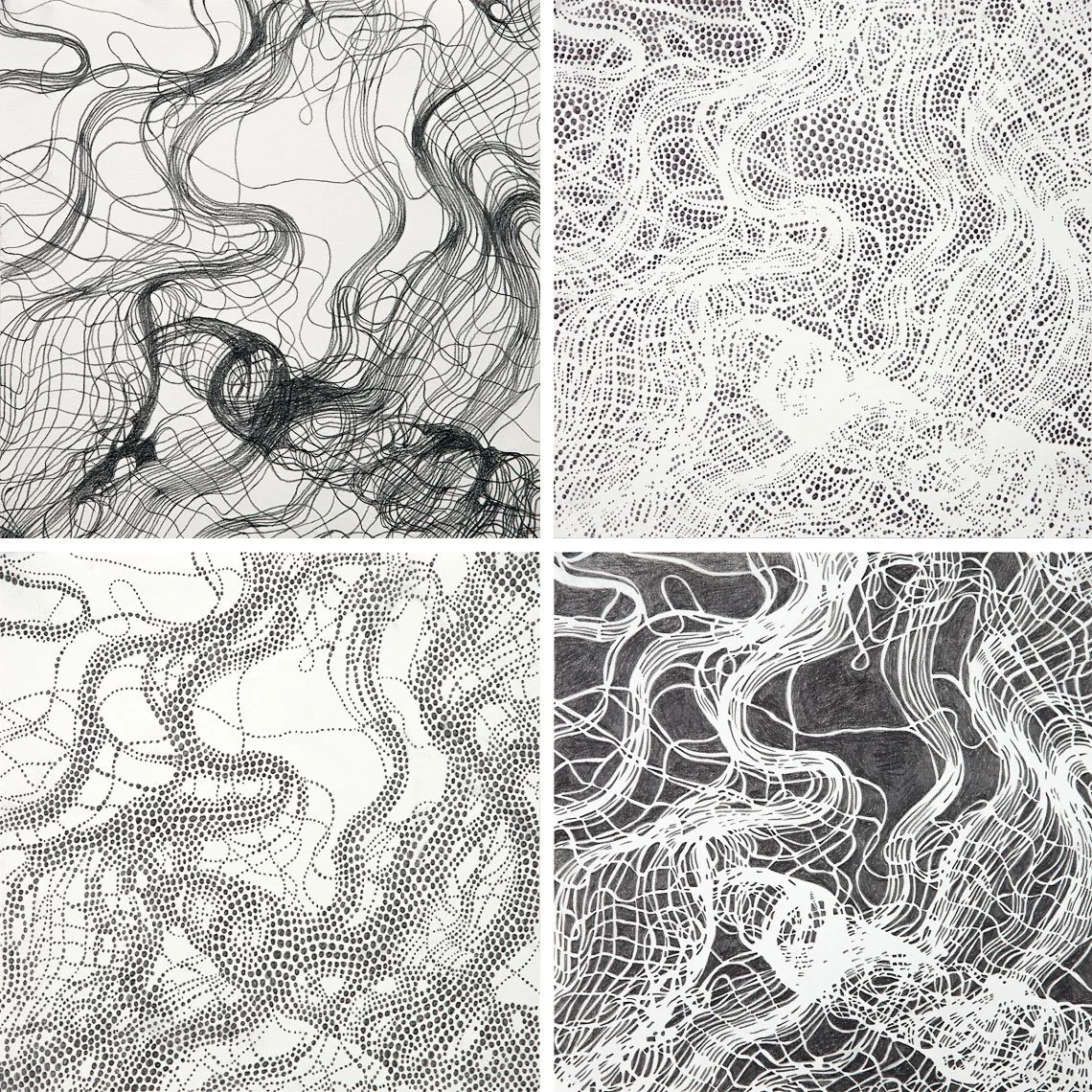 Lynda Schlosberg, Thought Forms (Interwoven Studies 1 thru 4)