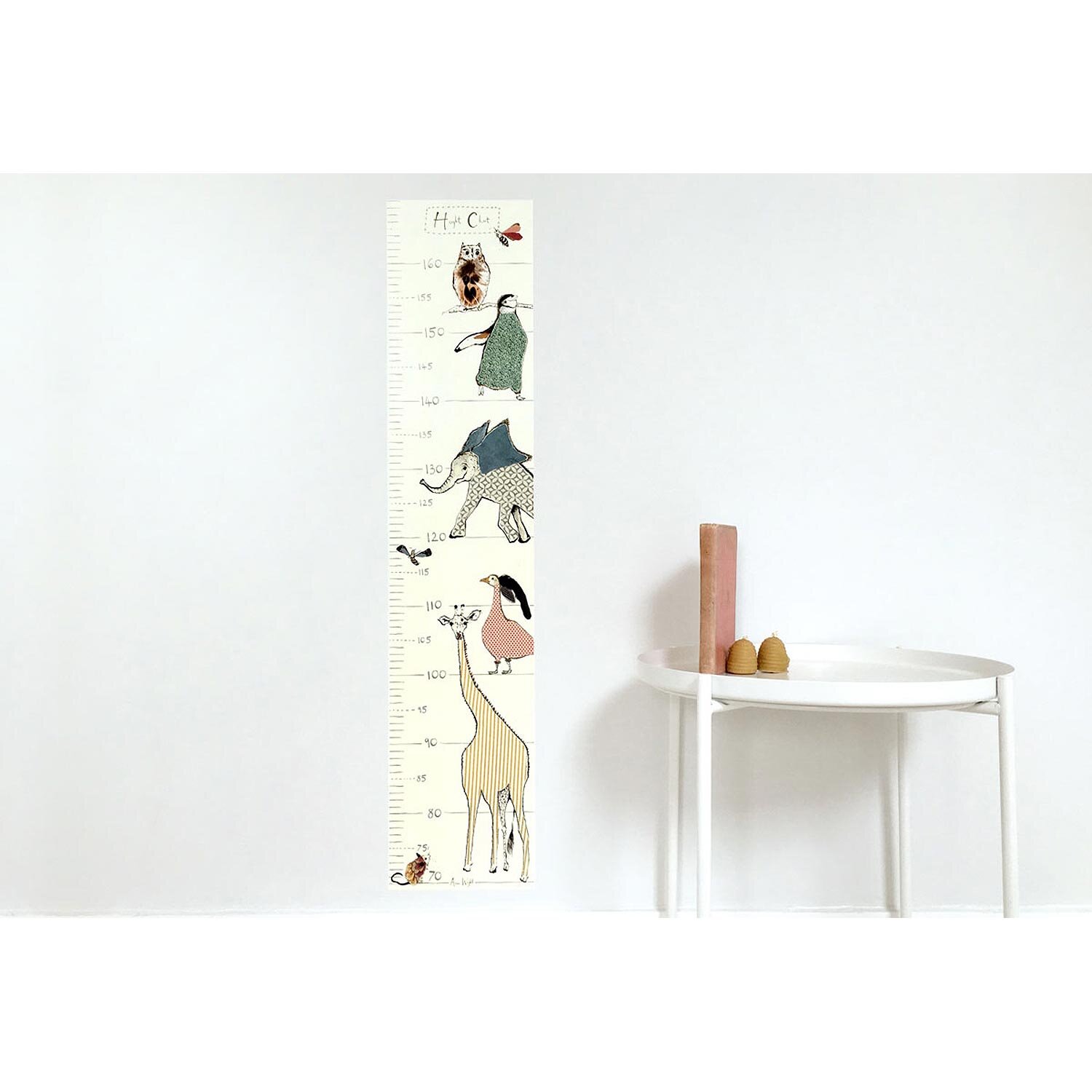 Children's Height Chart Wall Sticker — Anna Wright Hand illustrated