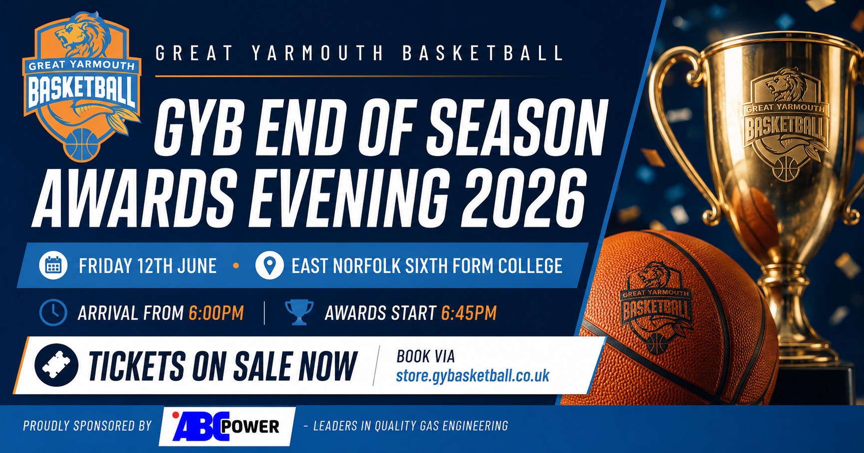 Join Us for the 2026 GYB End of Season Awards Evening