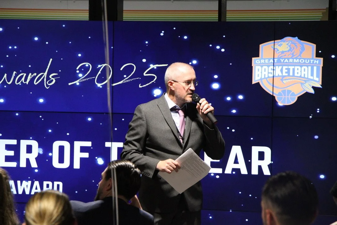 Our club chairman opening the 2024/25 End of Season Awards