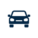 Icon of a car viewed from the front