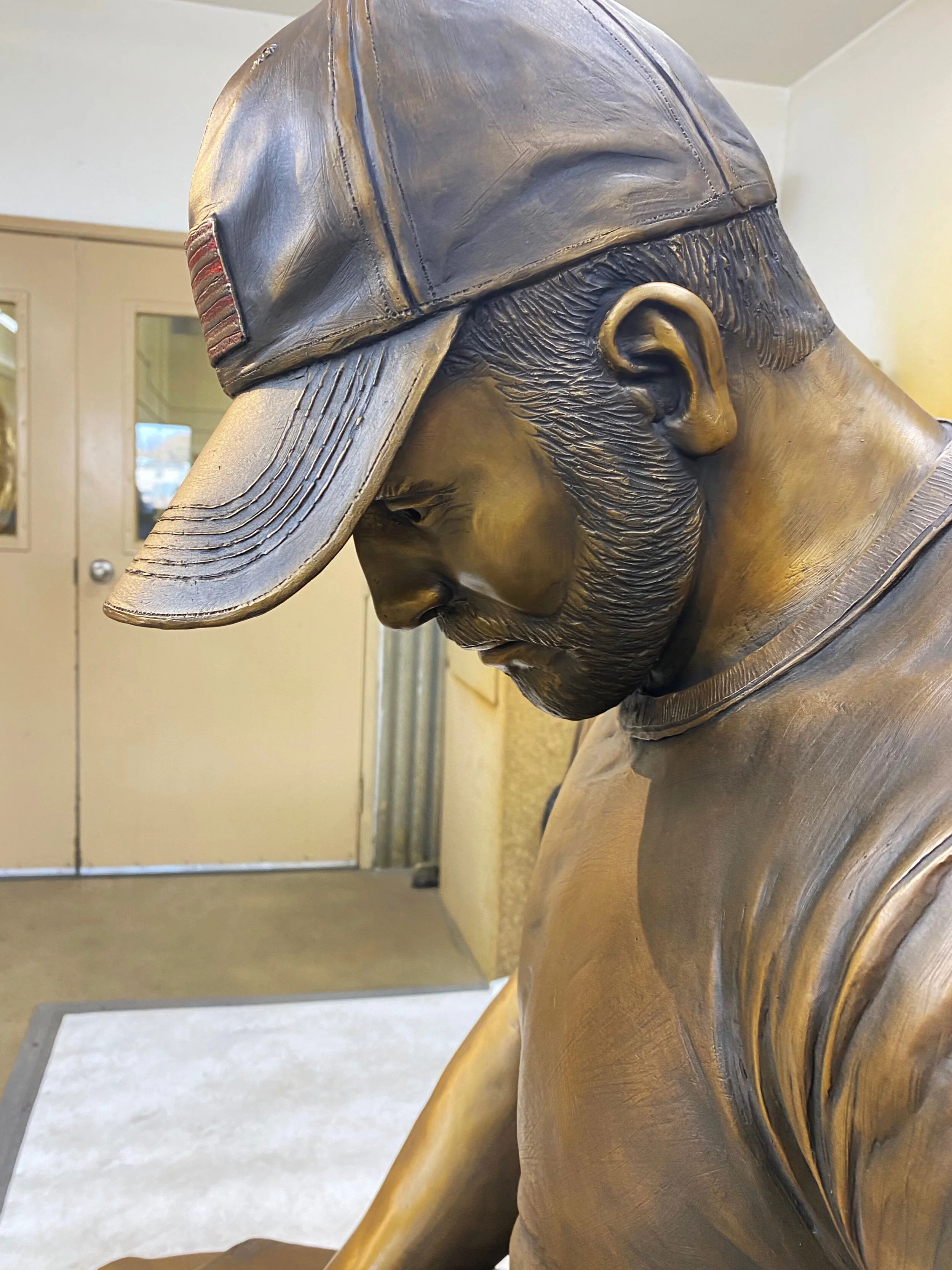 Wounded Warrior Bronze Sculpture