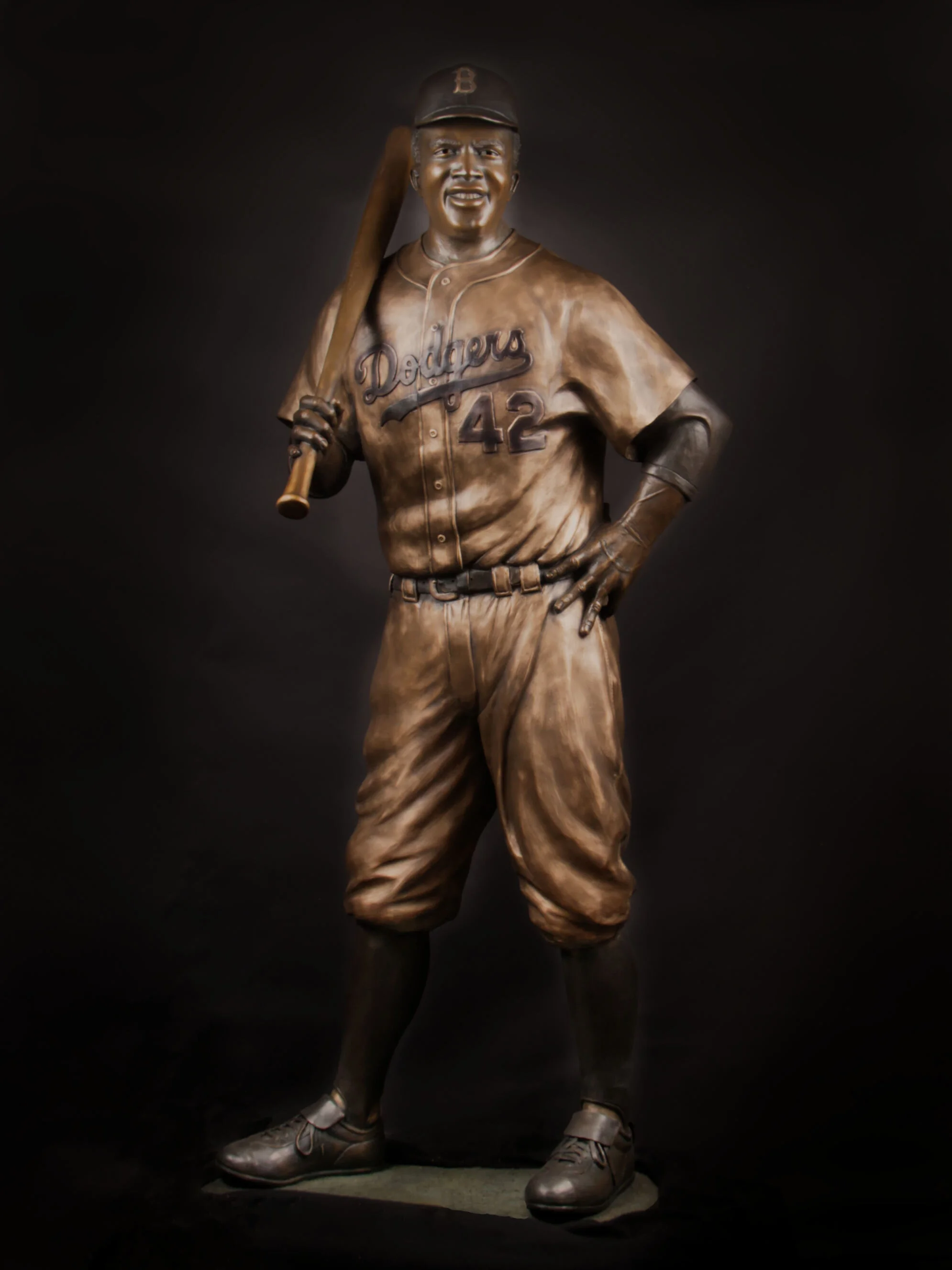 Bronze Jackie Robinson Sculpture