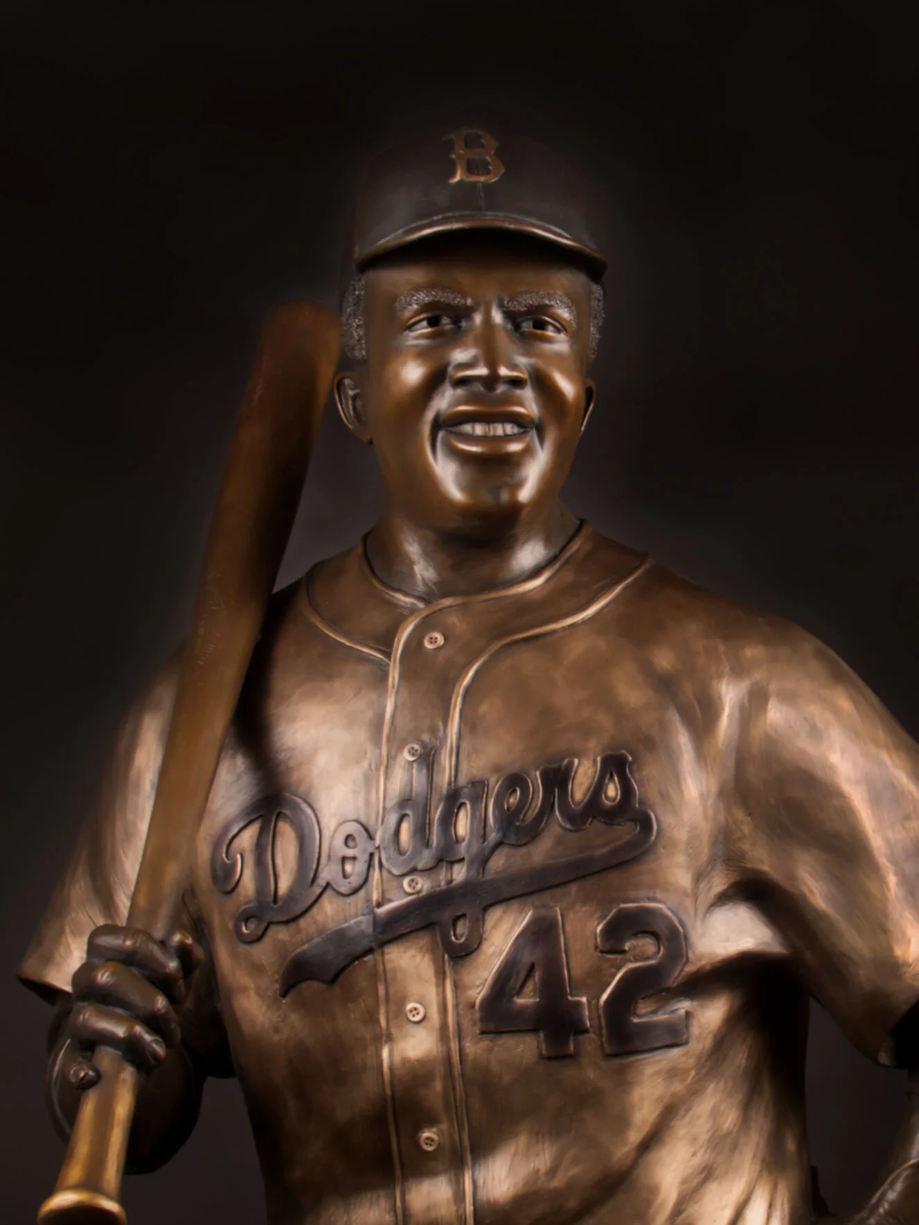 Jackie Robinson Bronze Sculpture