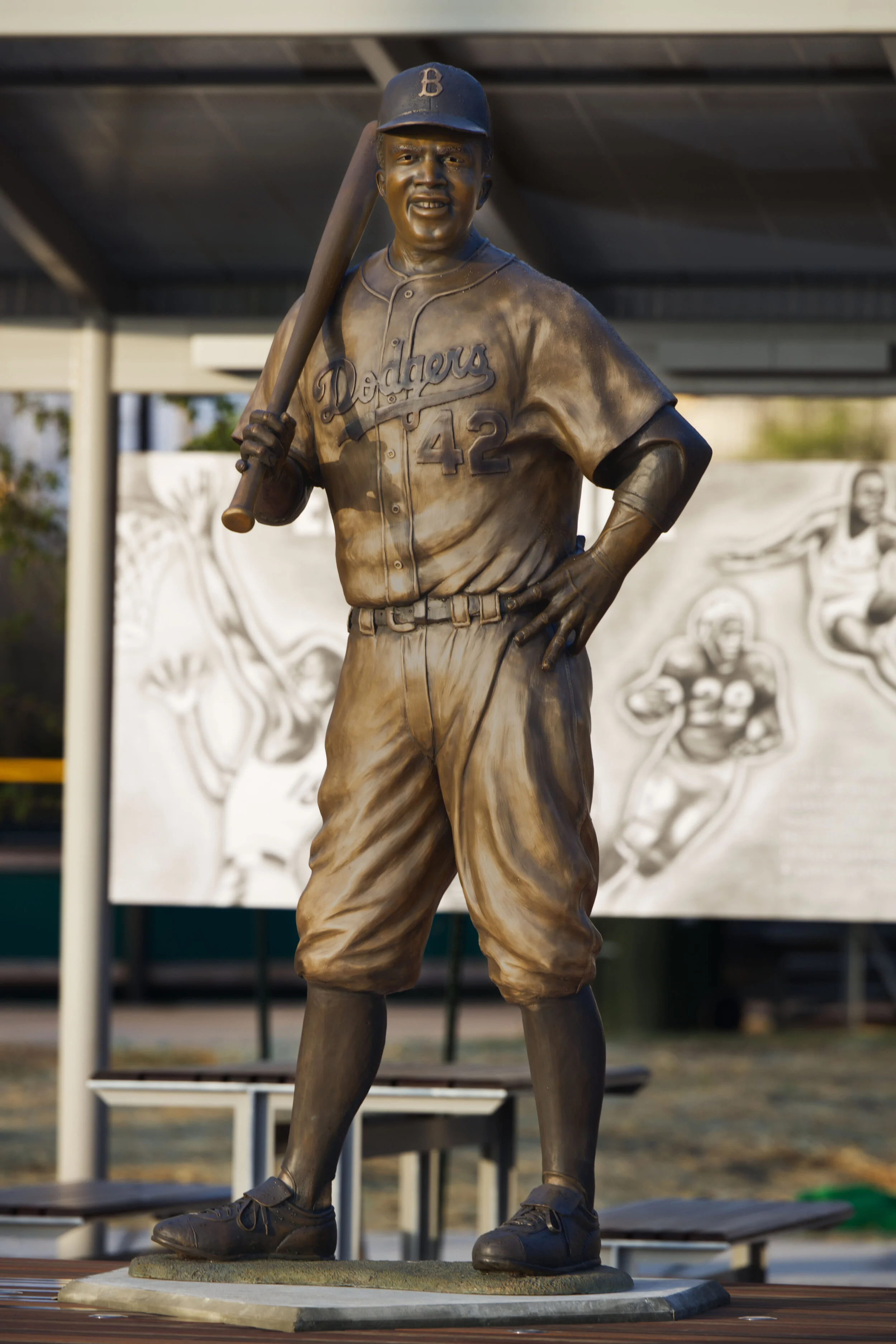 Jackie Robinson Bronze Sculpture