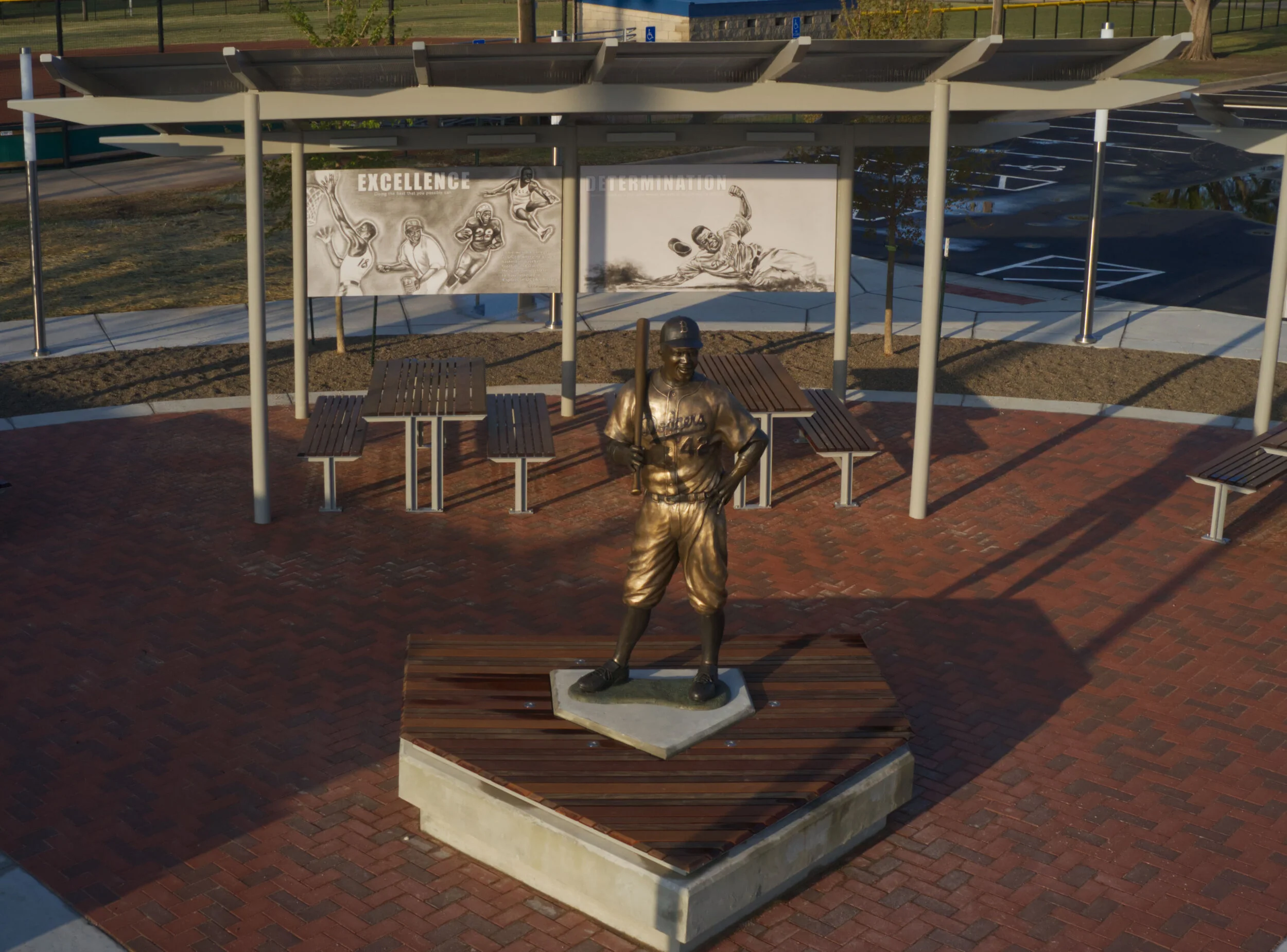 Jackie Robinson Bronze Sculpture