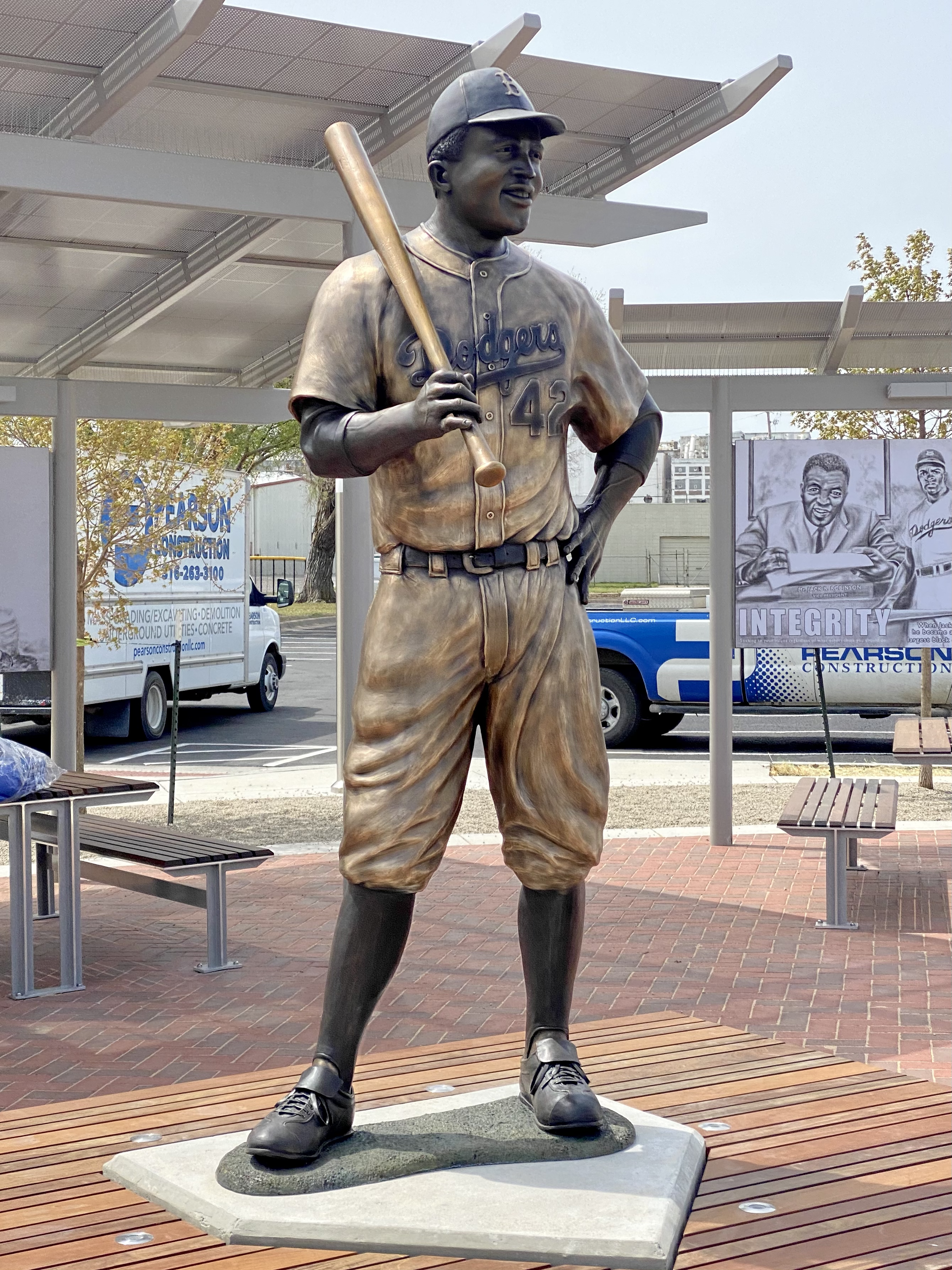 Jackie Robinson Bronze Sculpture