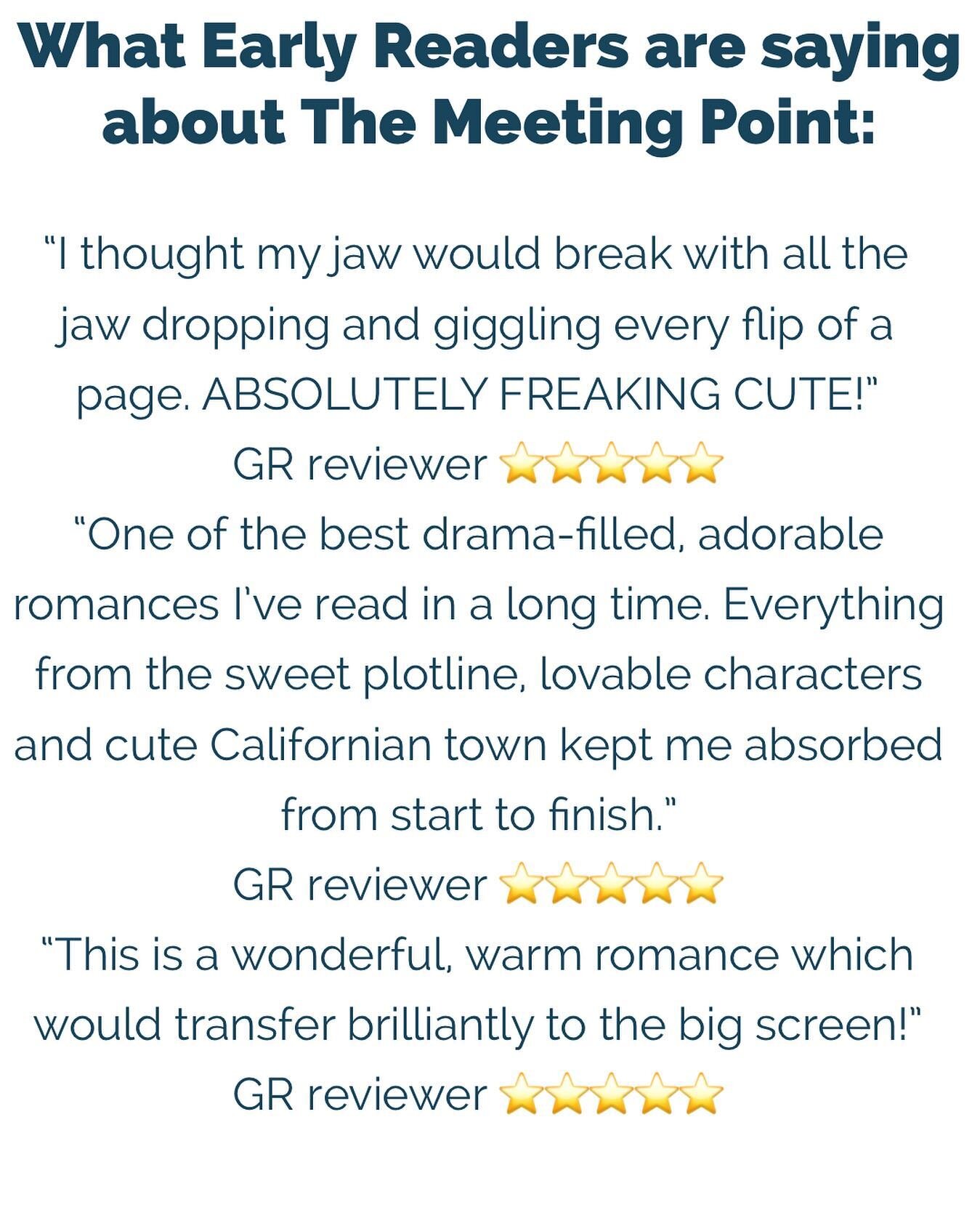 One day left!! Thank you again for all the ❤️ for #TheMeetingPoint!
.
.
.
.
.
#romcombooks #contemporaryromance #contemporaryromancereads #authorsofinstagram #authorsofig #booktofilm #beachread #beachreads #bookstagram #newbook #bookbookbook #romance