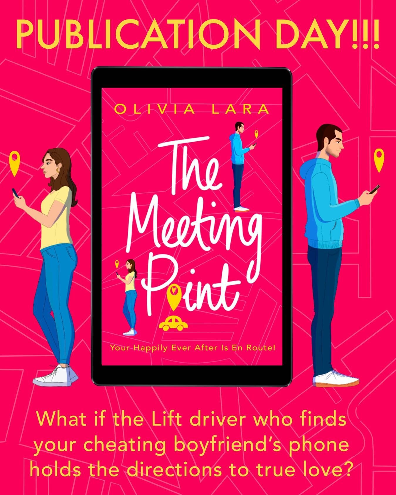 I&rsquo;m sooo excited and I just can&rsquo;t hiiide it 🎉🎉🎉🍾🎂📚
It&rsquo;s ebook publication day for The Meeting Point, the love story between two strangers who meet in&hellip;unusual circumstances. (a secret: as unusual as their &lsquo;meeting&