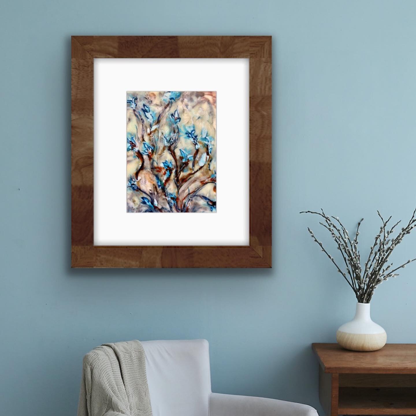 Excited to share the latest addition to my #etsyshop: Archival Floral Giclee Print on Somerset Velvet Watercolor Paper, Epson, Inks
*
*
#floralwallart #floralprint #floralpainting #bluefloralart #archivalprint 
Link in bio