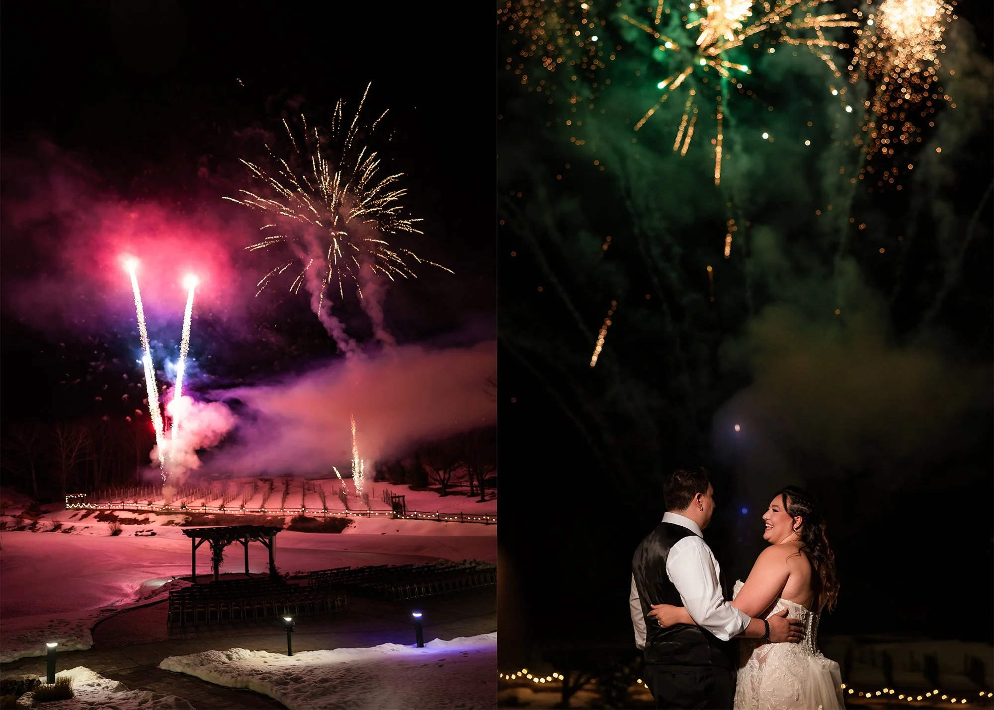 NJ Wedding Photography by Cyan Blue Photography Fireworks Bear Brook