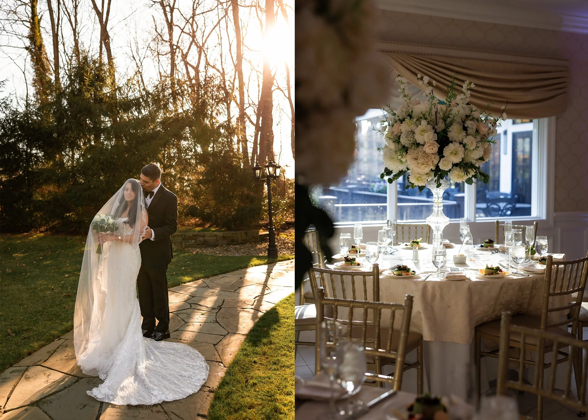 New Jersey Wedding Photography by Cyan Blue Photography at The English Manor Golden Hour Documentary 