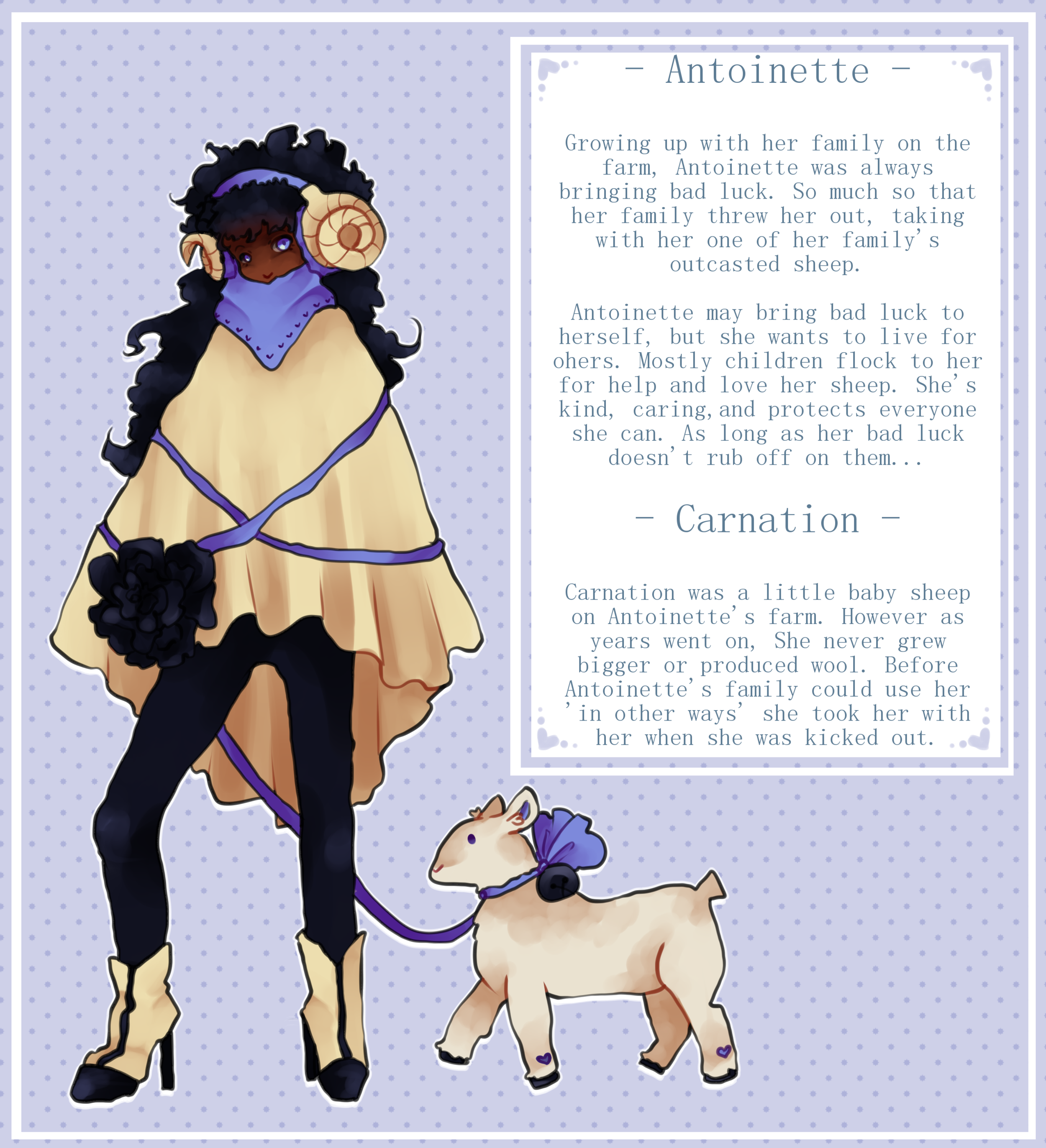 Antoinette and Carnation Concept