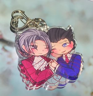 Ace Attorney Phoenix Wright Keychains · Happy Tama · Online Store