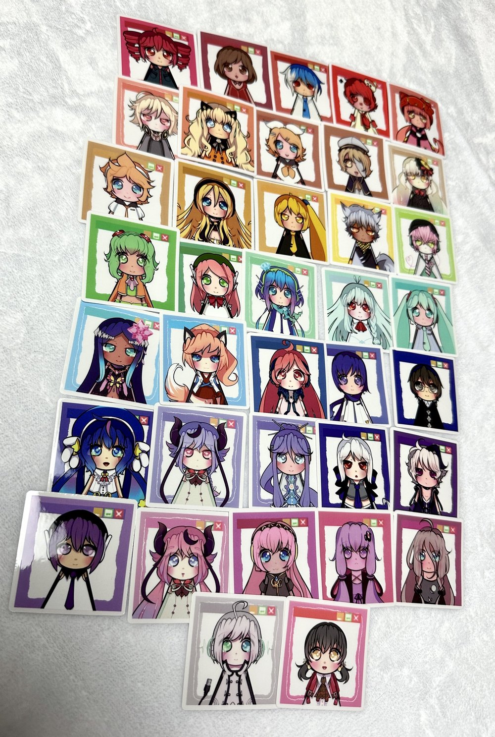 アイドル ExWHYZ clear sticker Vocaloid Window Clear Stickers — PrinceMizu