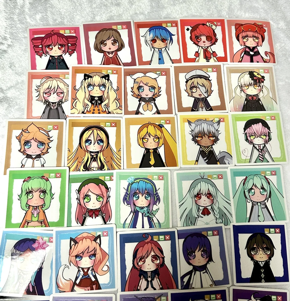 アイドル ExWHYZ clear sticker Vocaloid Window Clear Stickers — PrinceMizu