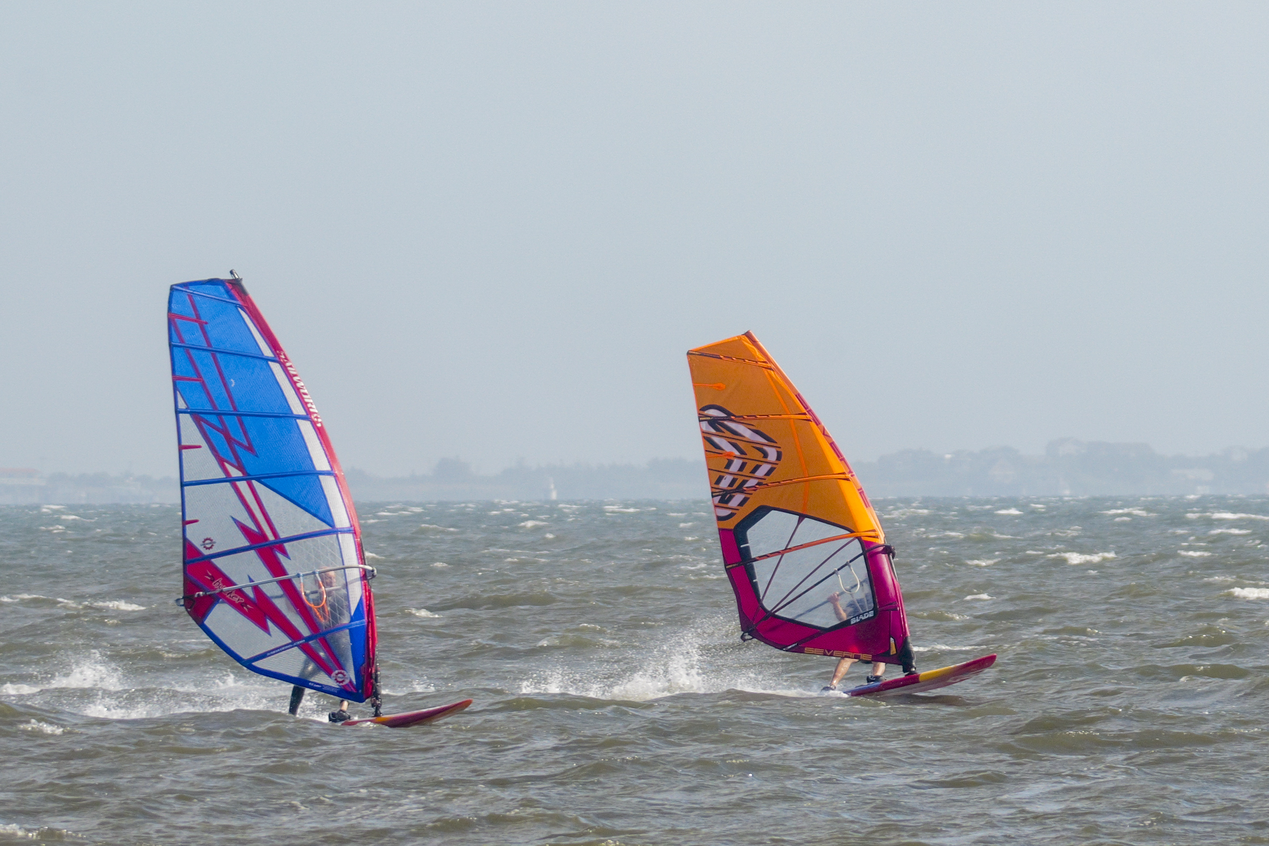 Early Summer Windsurfing Session