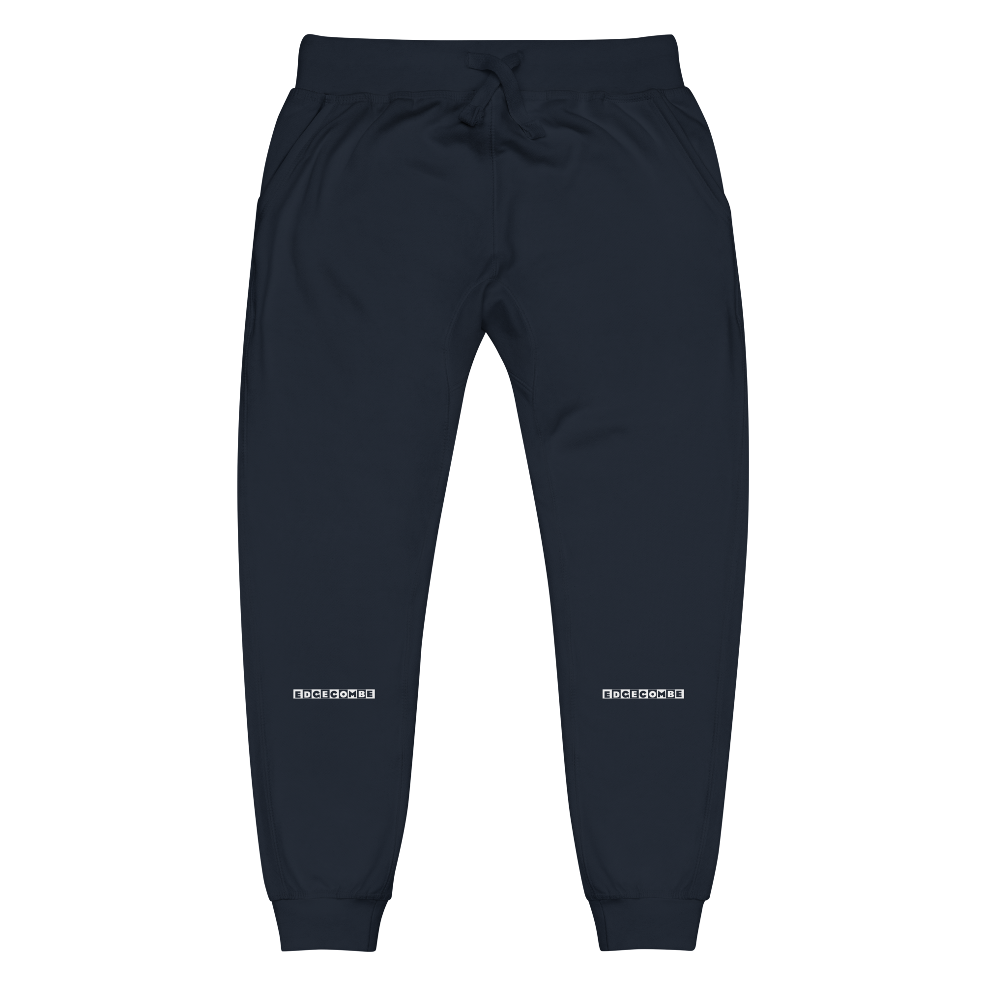 unisex-fleece-sweatpants-navy-blazer-front-6477a5c8ae374.png