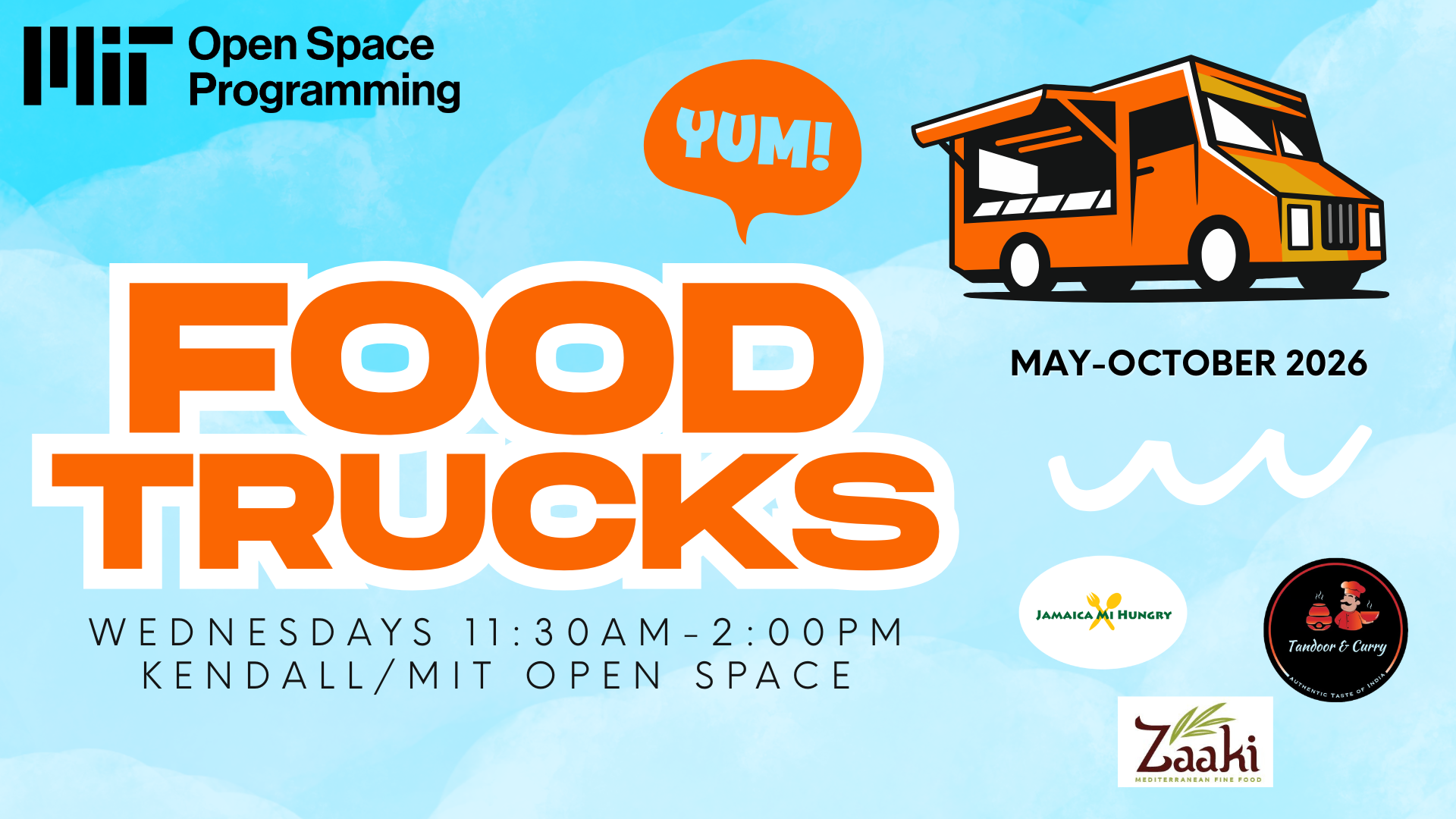 Food Trucks in the Kendall/MIT Open Space — MIT Open Space Programming