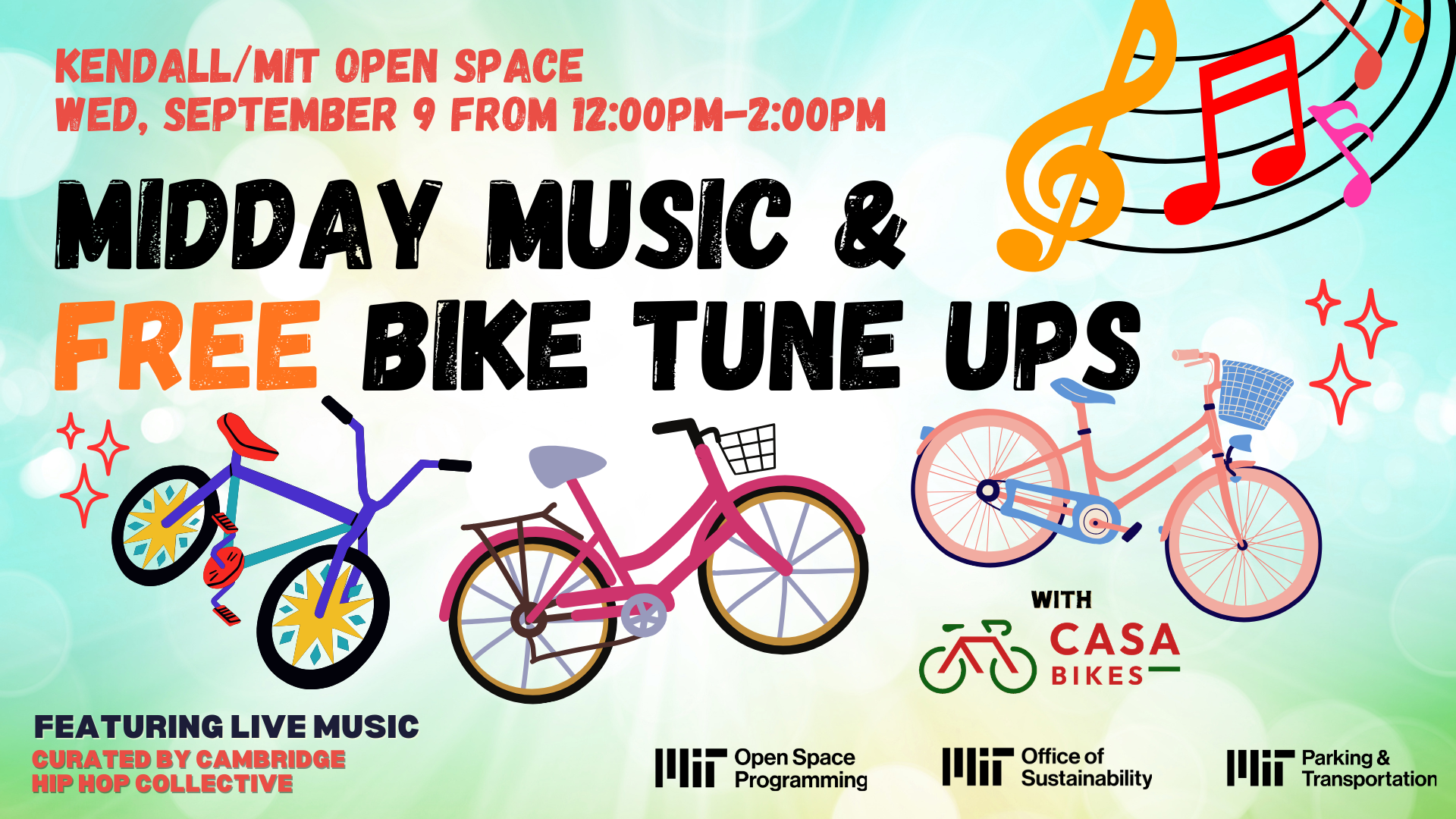Midday Music & Free Bike Tune Ups!