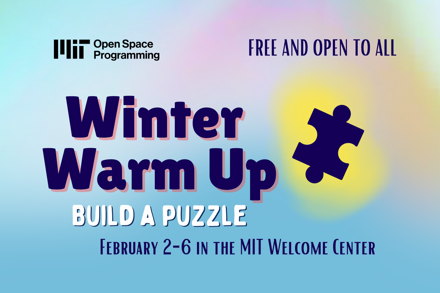 Winter Warm Up: Build a Puzzle — MIT Open Space Programming