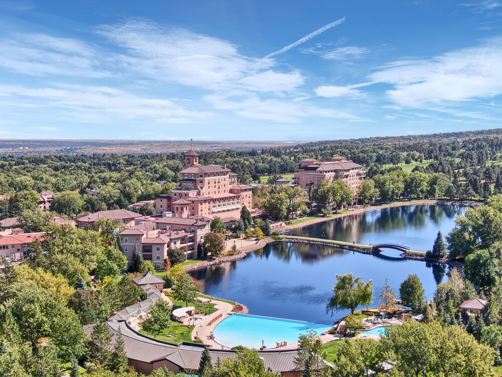 The Broadmoor Hotel - Aerial photo