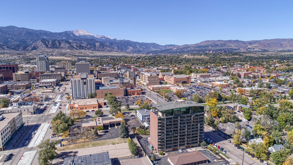 Downtown View of Colorado Springs