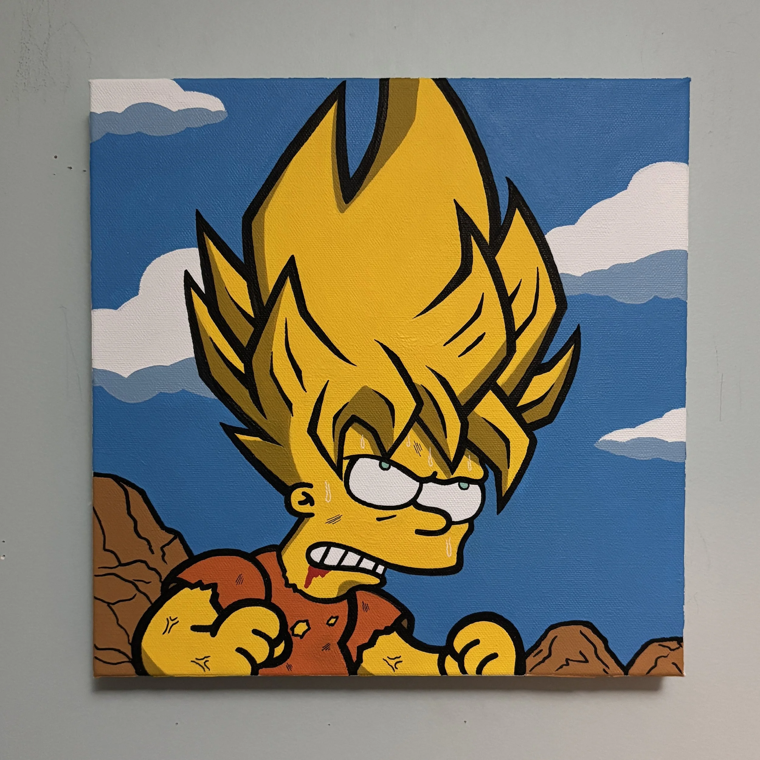 when bart went super saiyan to save springfield